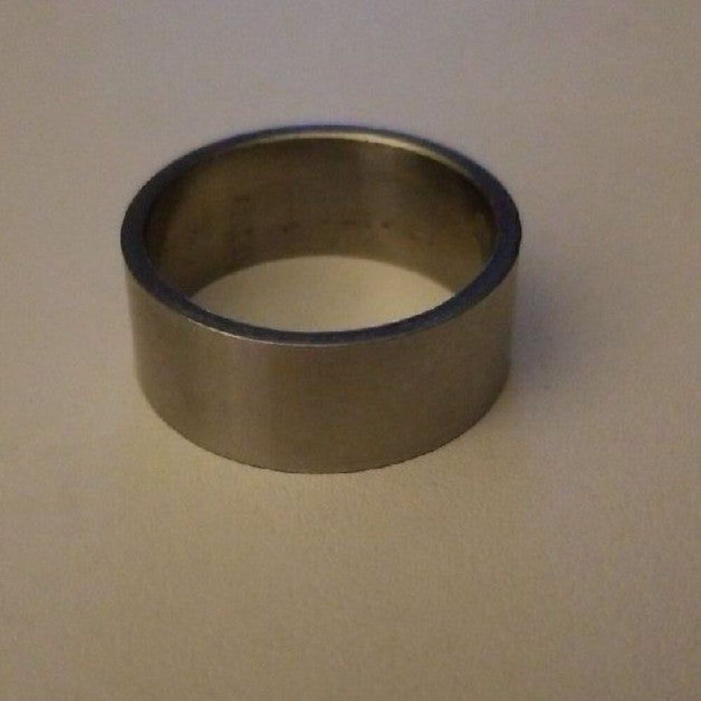 New Mens' Stainless Steel Plain Wide Band Ring 11